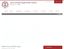 Tablet Screenshot of ggpschas.org
